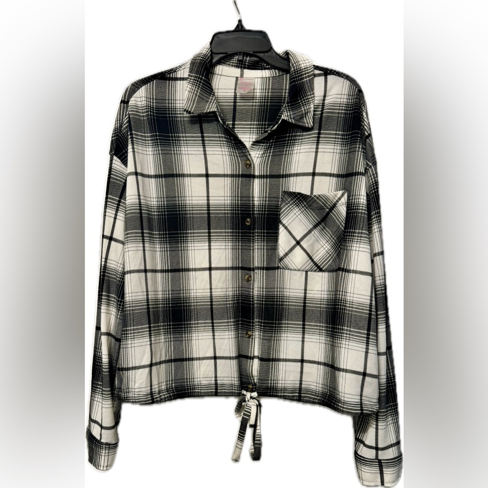 No Boundaries Checkered Flannel